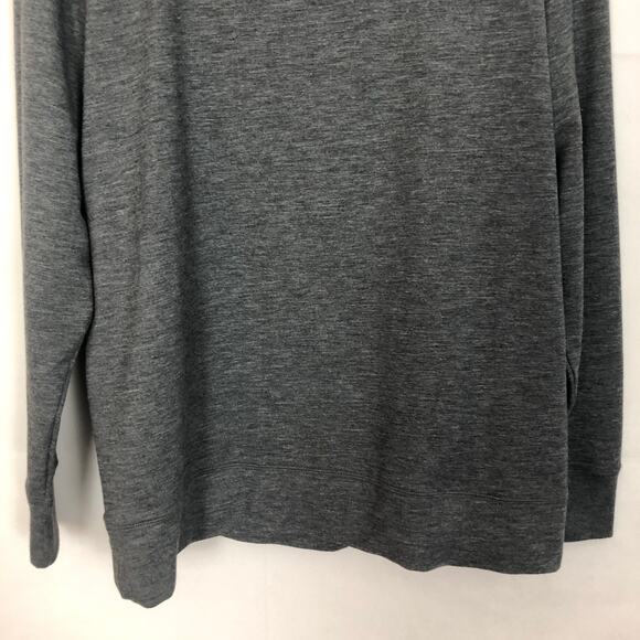 Reebok Lace Up Gray Hoodie Size Large - Picture 5 of 7